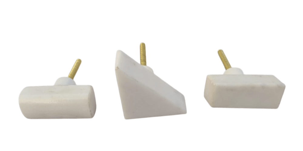 IRON & MARBLE KNOB (POLISH) 3 DESIGN